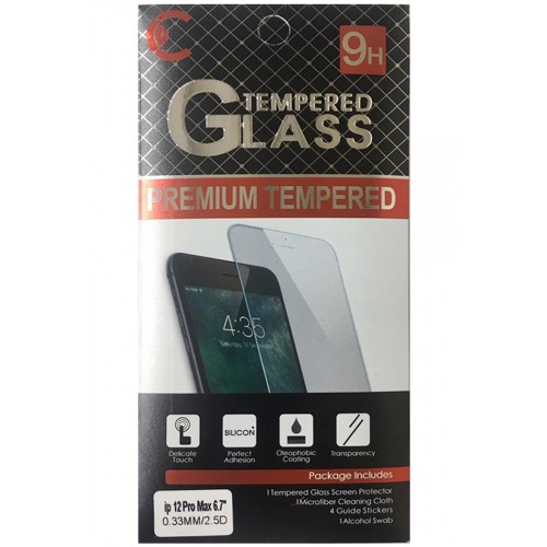 iPhone 12 Pro Max Clear Tempered Glass